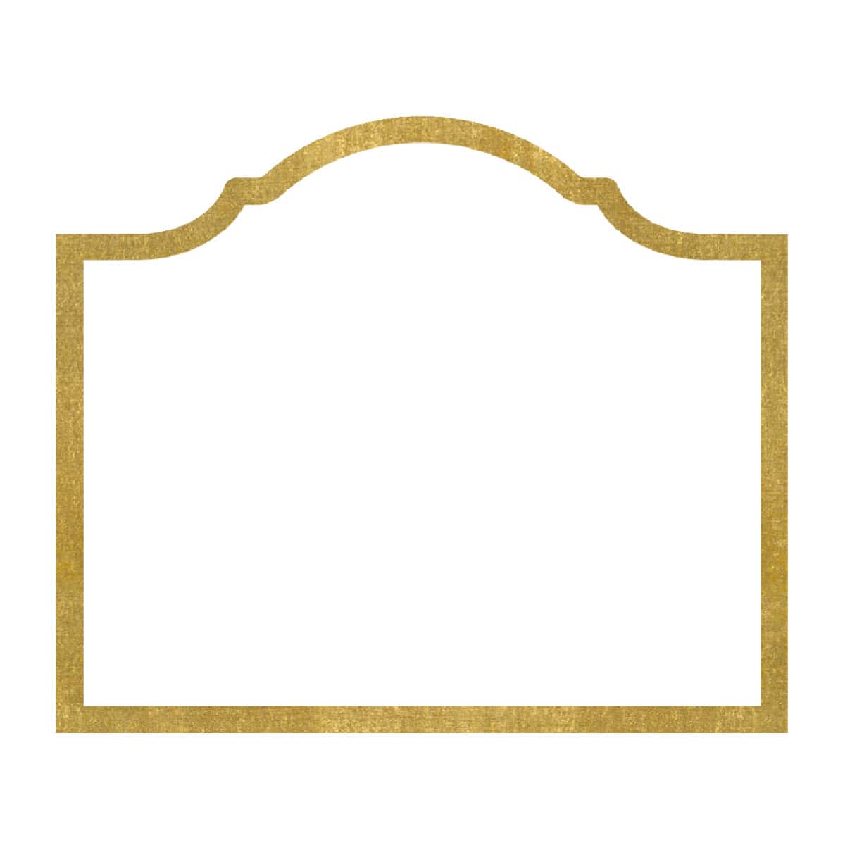 Place Card Arch Gold Foil