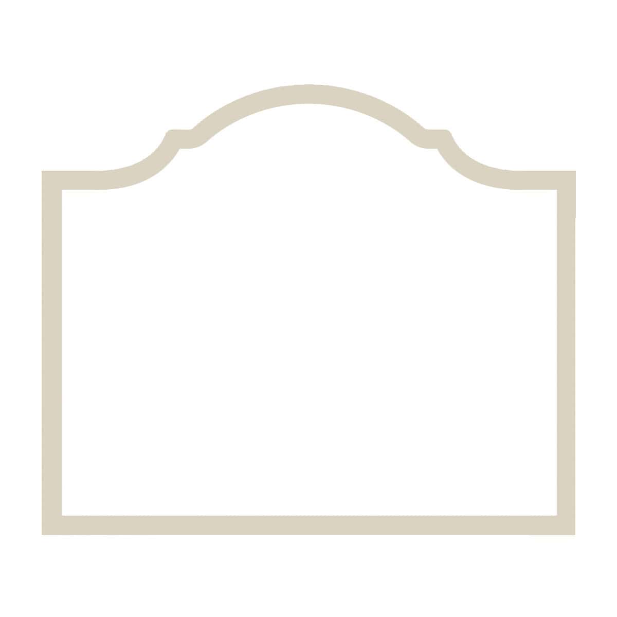 Place Card Arch Flax