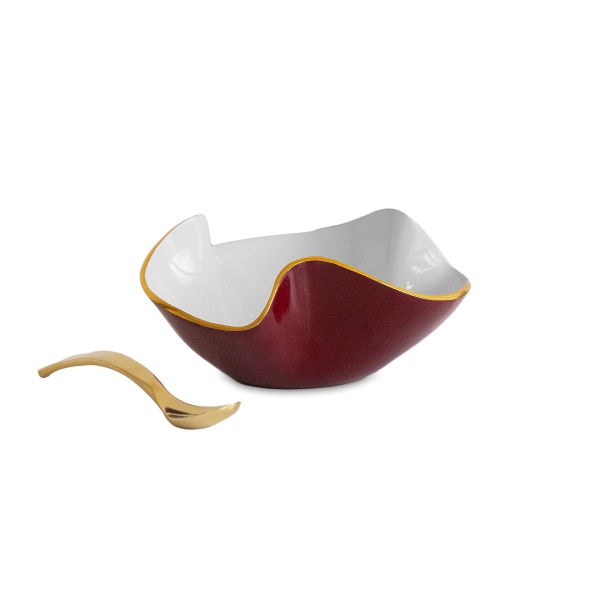 Aries Mini Bowl & Spoon Bordeaux