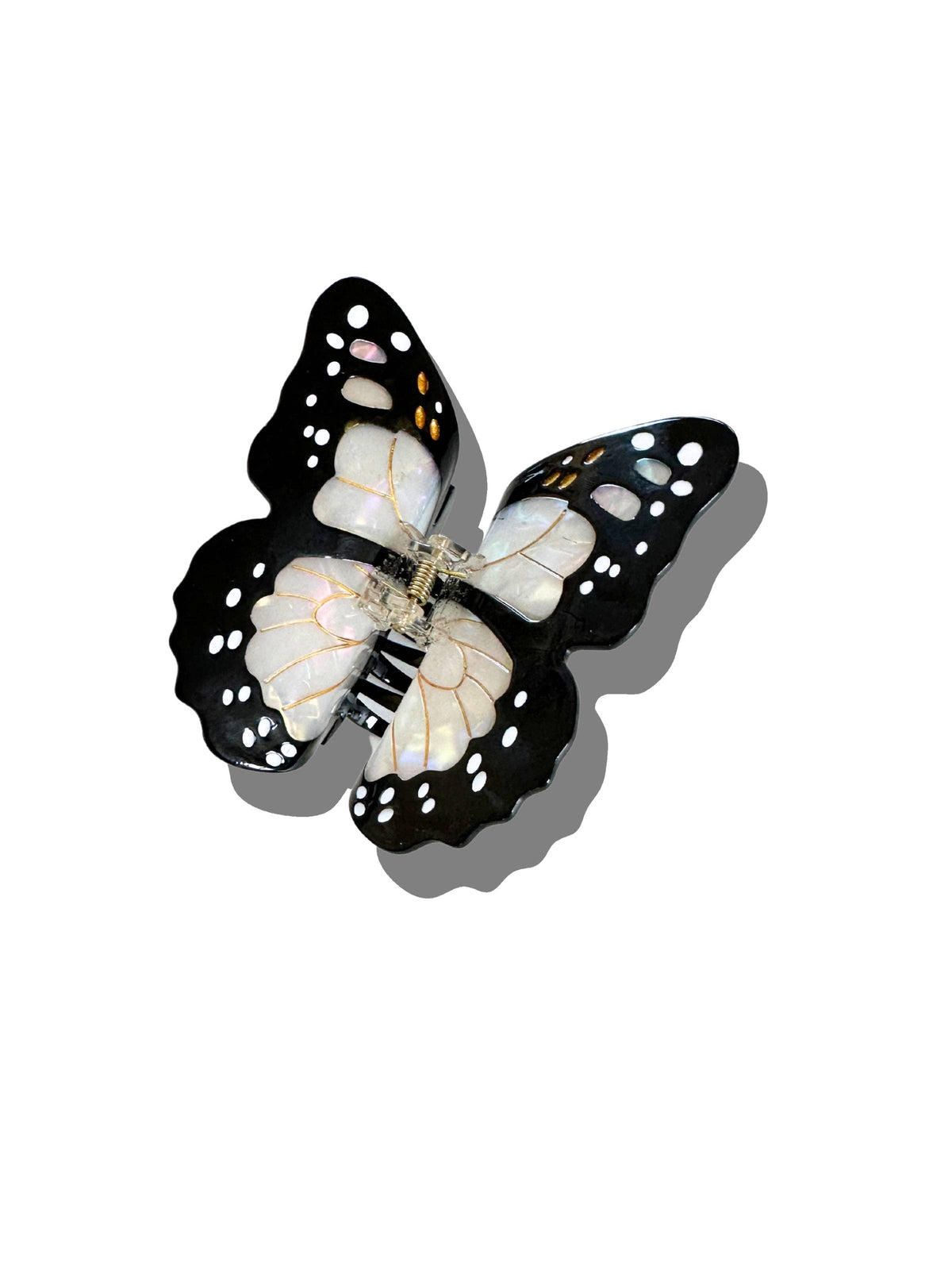 Monarch Butterfly Claw Hair Clip Baby Blue