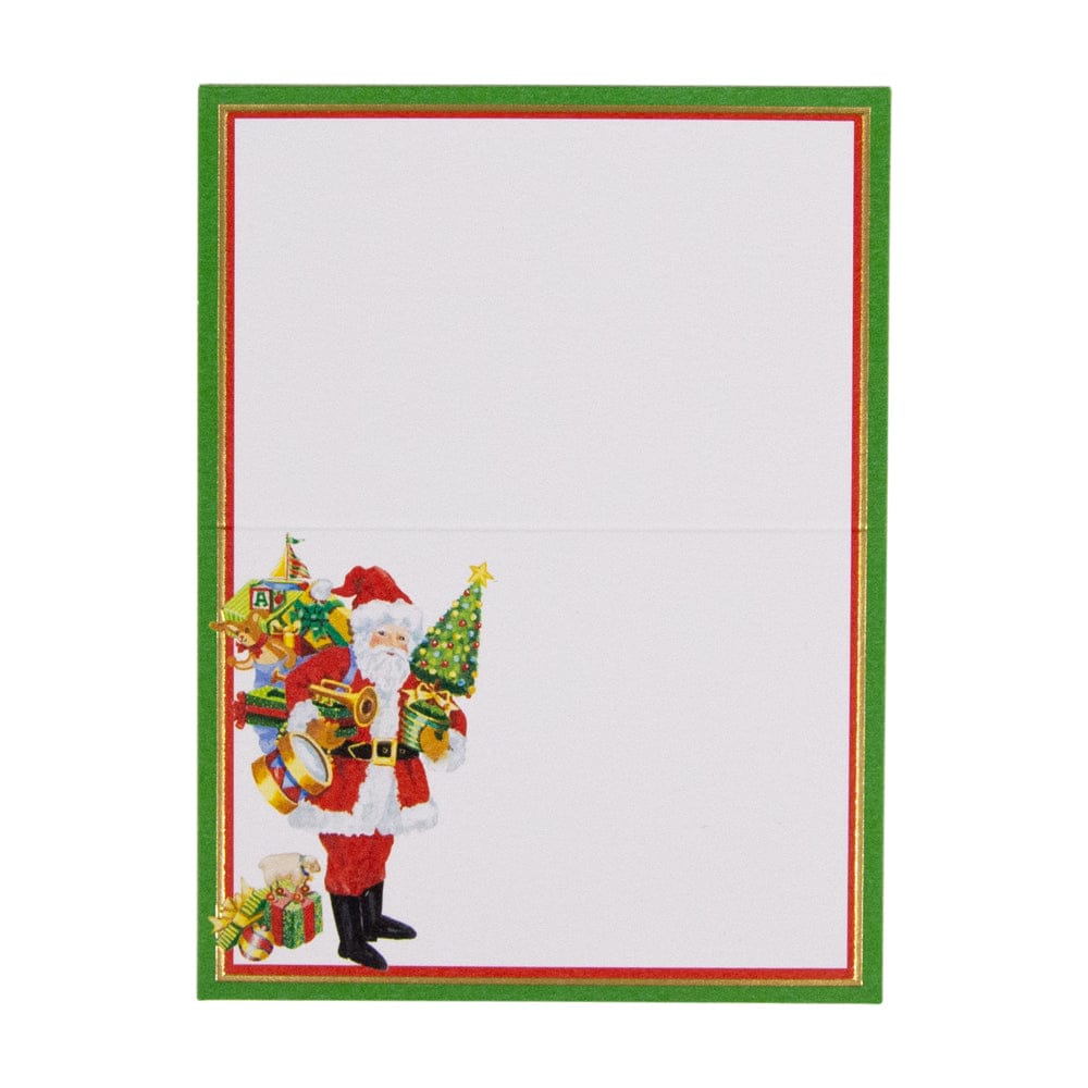 Mr. Claus Foil Place Card 8 In-Foil