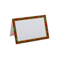 Tartan Red Foil Place Cards