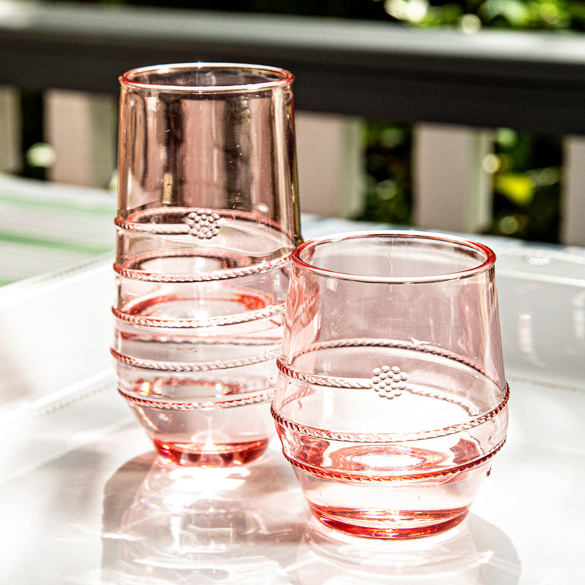 Amalia Acrylic Small Tumbler Coral
