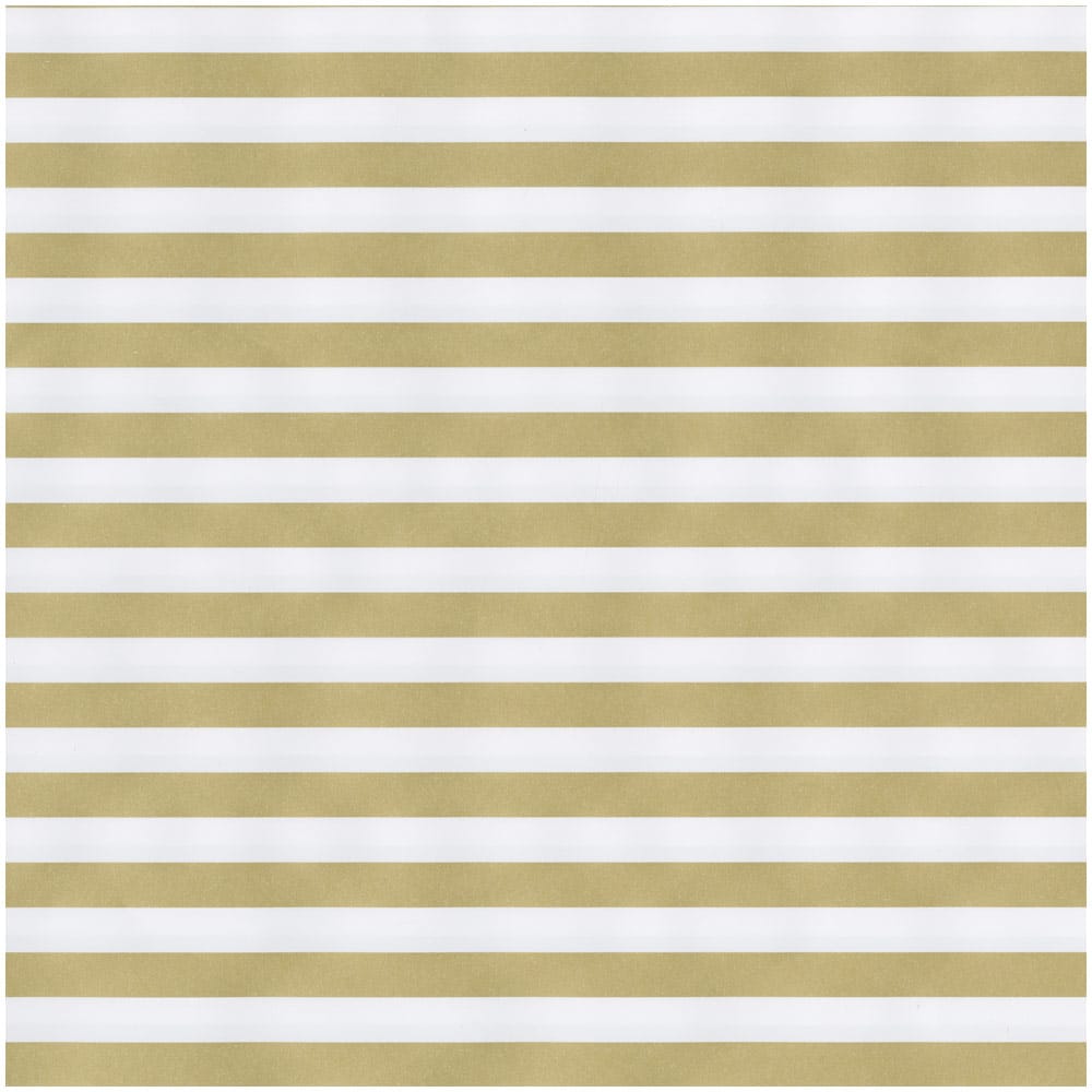Club Stripe Gold & Silver Reversible Roll Wrap