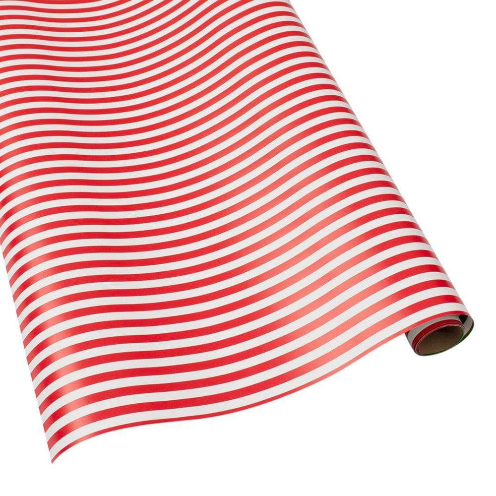 Club Stripe Red & Green Reversible Roll Wrap