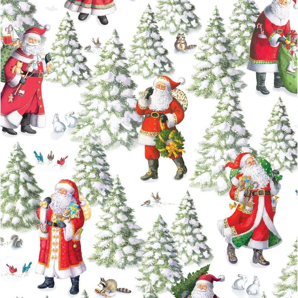 Woodland Santa Roll Wrap