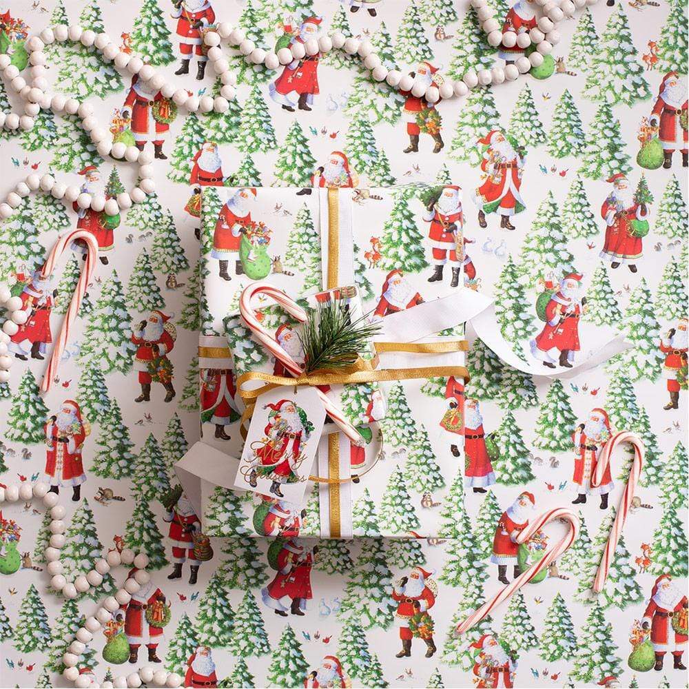 Woodland Santa Roll Wrap