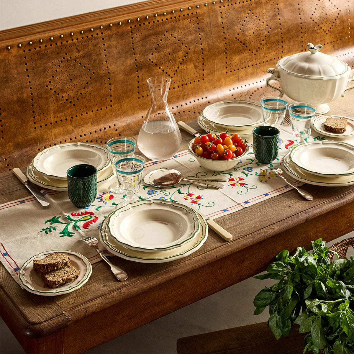 Dinner Plate Fougere Filet Fern Green