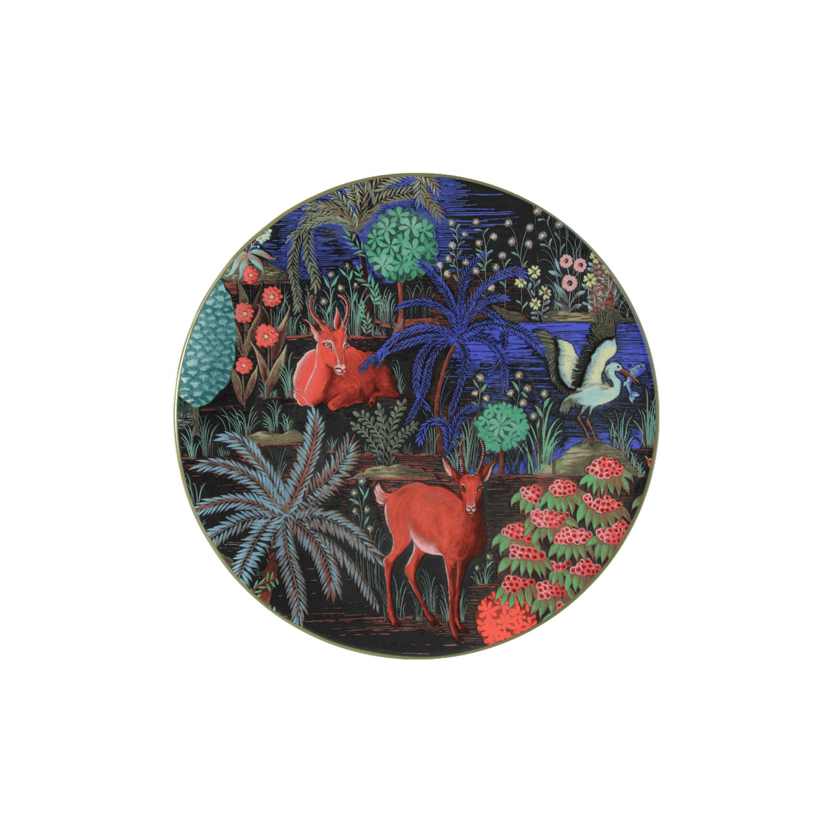Le Jardin du Palais Set of 4 Assorted Dessert Plates