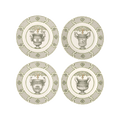 Set of 4 Dessert Plates Les Vases à Oranger