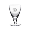 Berry & Thread Footed Goblet Clear
