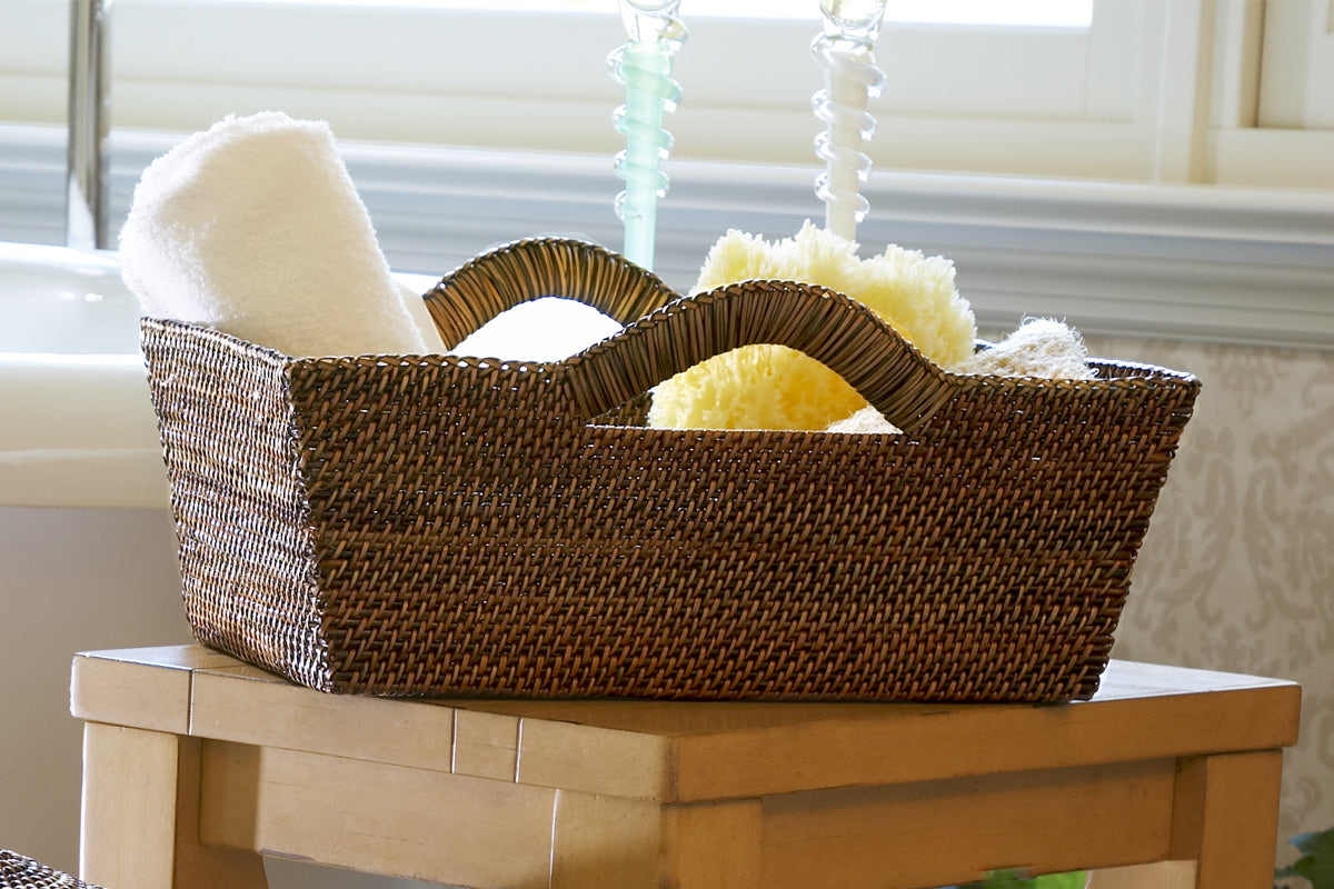 Storage Basket with Handle Medium