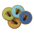 Beehive Beaded Colorful Coasters