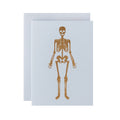 Grey Skeleton Card
