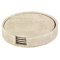 Luster Boxed Round Coaster Set Birch