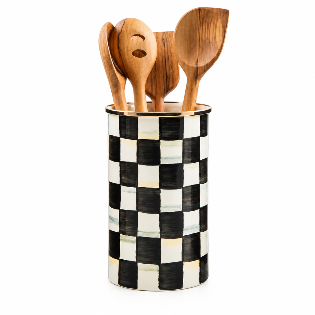 Courtly Check Utensil Holder