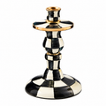 Courtly Check Small Enamel Candlestick