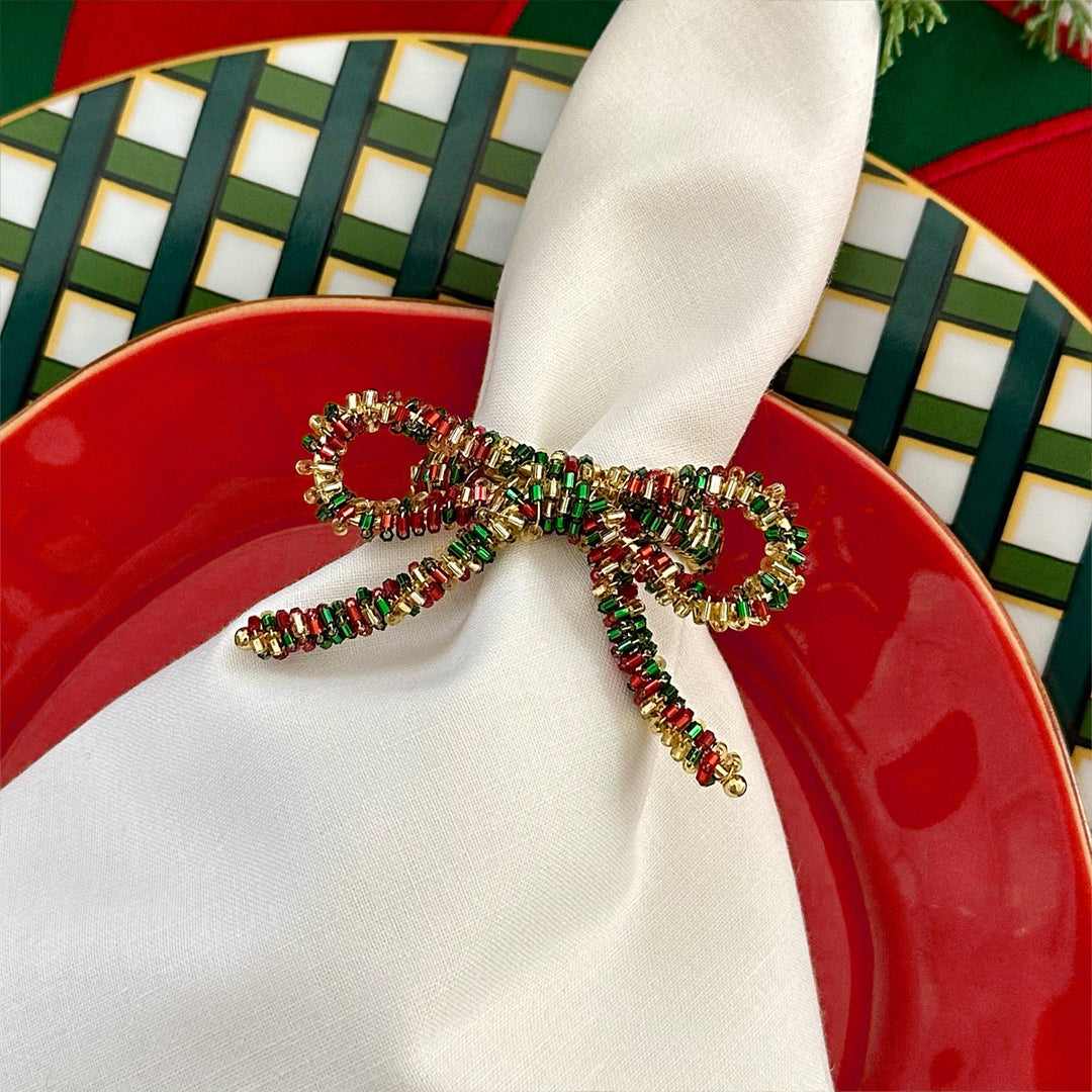 Napkin Ring Christmas Bow
