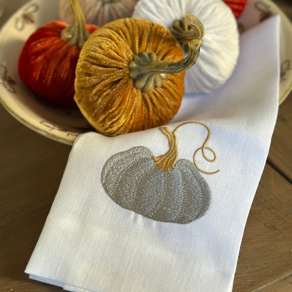 Cinderella Pumpkin Linen Towel