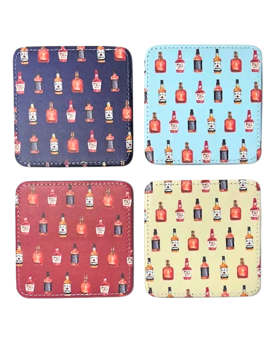 Bourbon Trail Coasters Set of 4