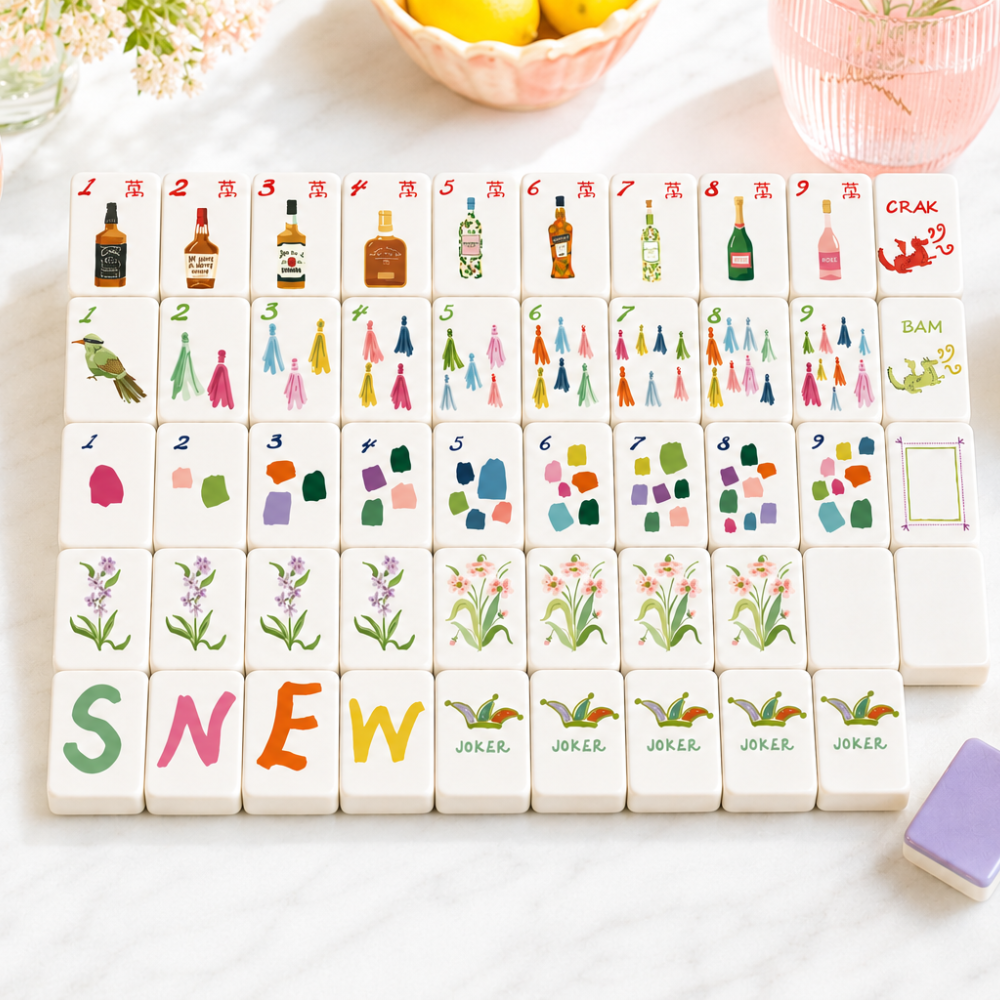 Cocktails Mahjong Kit
