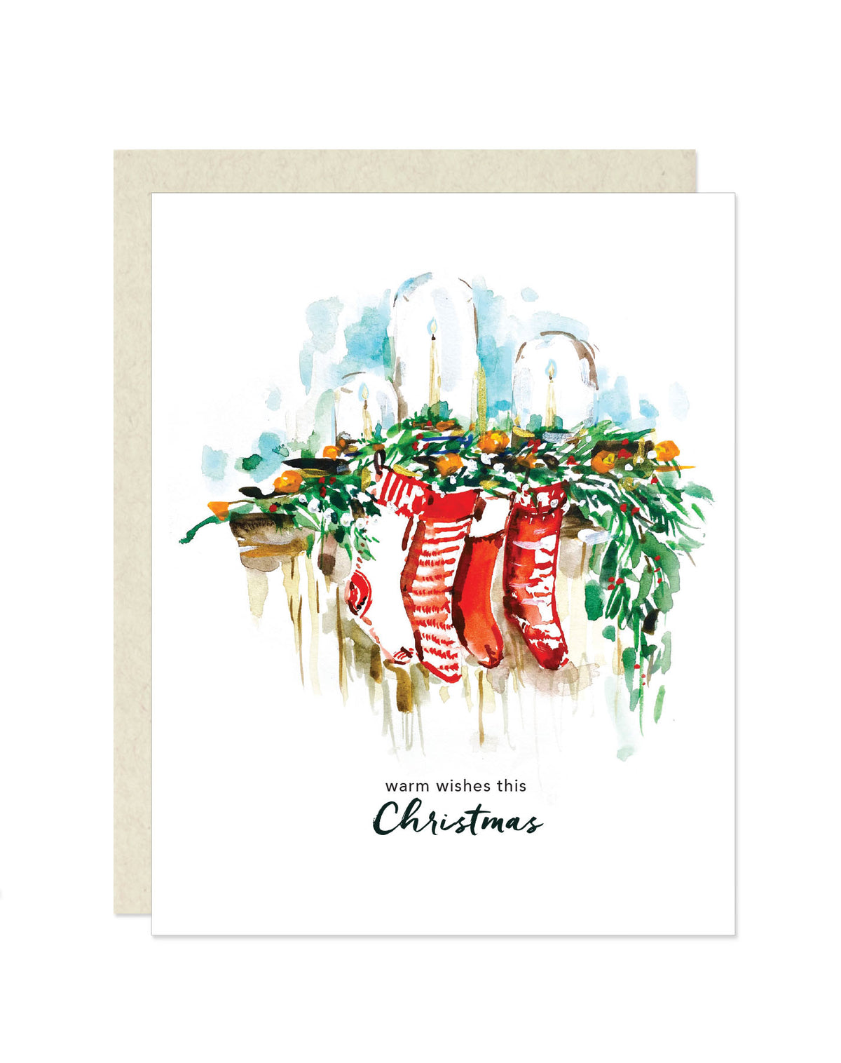 Warm Wishes This Christmas Greeting Card