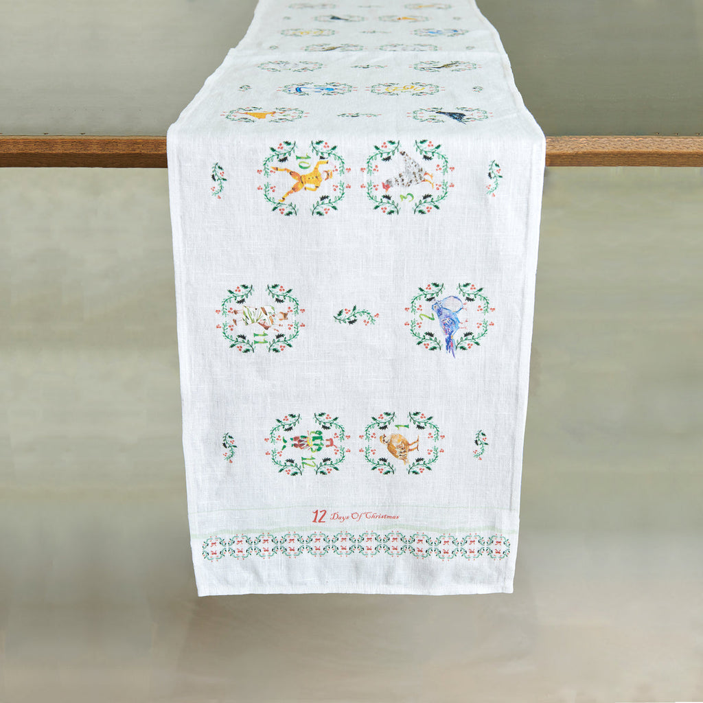 12 Days of Christmas Table Runner
