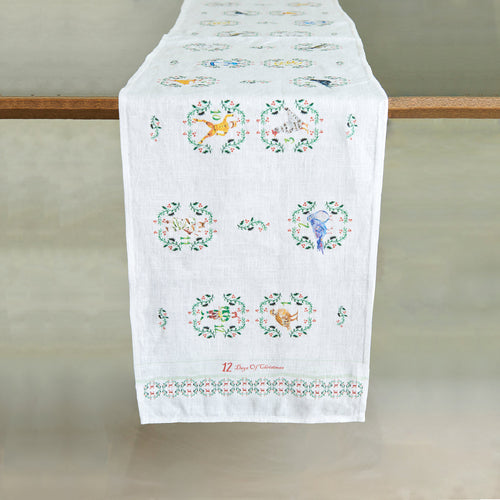 12 Days of Christmas Table Runner
