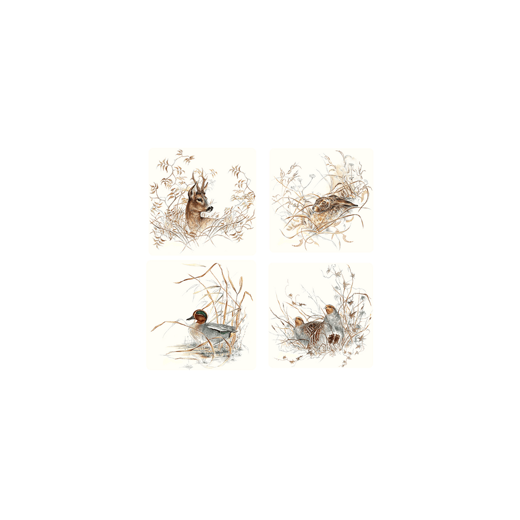 Sologne Set of 4 Acrylic Coasters