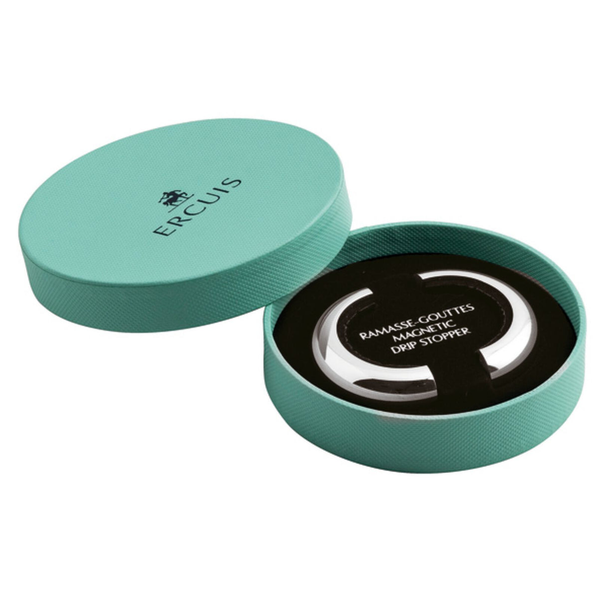 Ercuis Tuileries Magnetic Wine Drop Ring Silver Plated