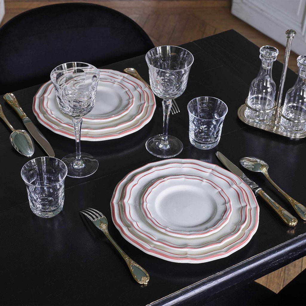 Canape Plate Filet Corail Coral