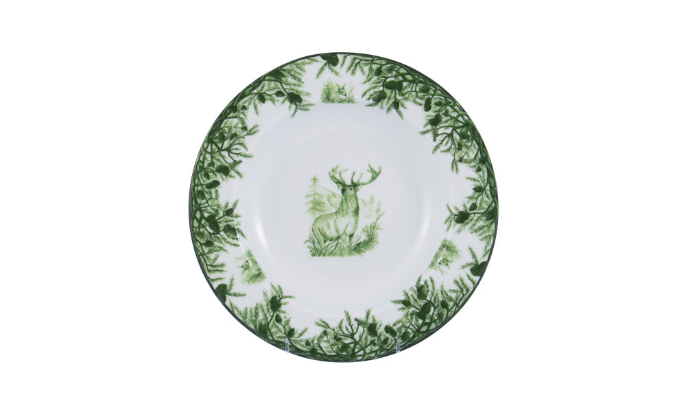 Forest Rimmed Soup Bowl