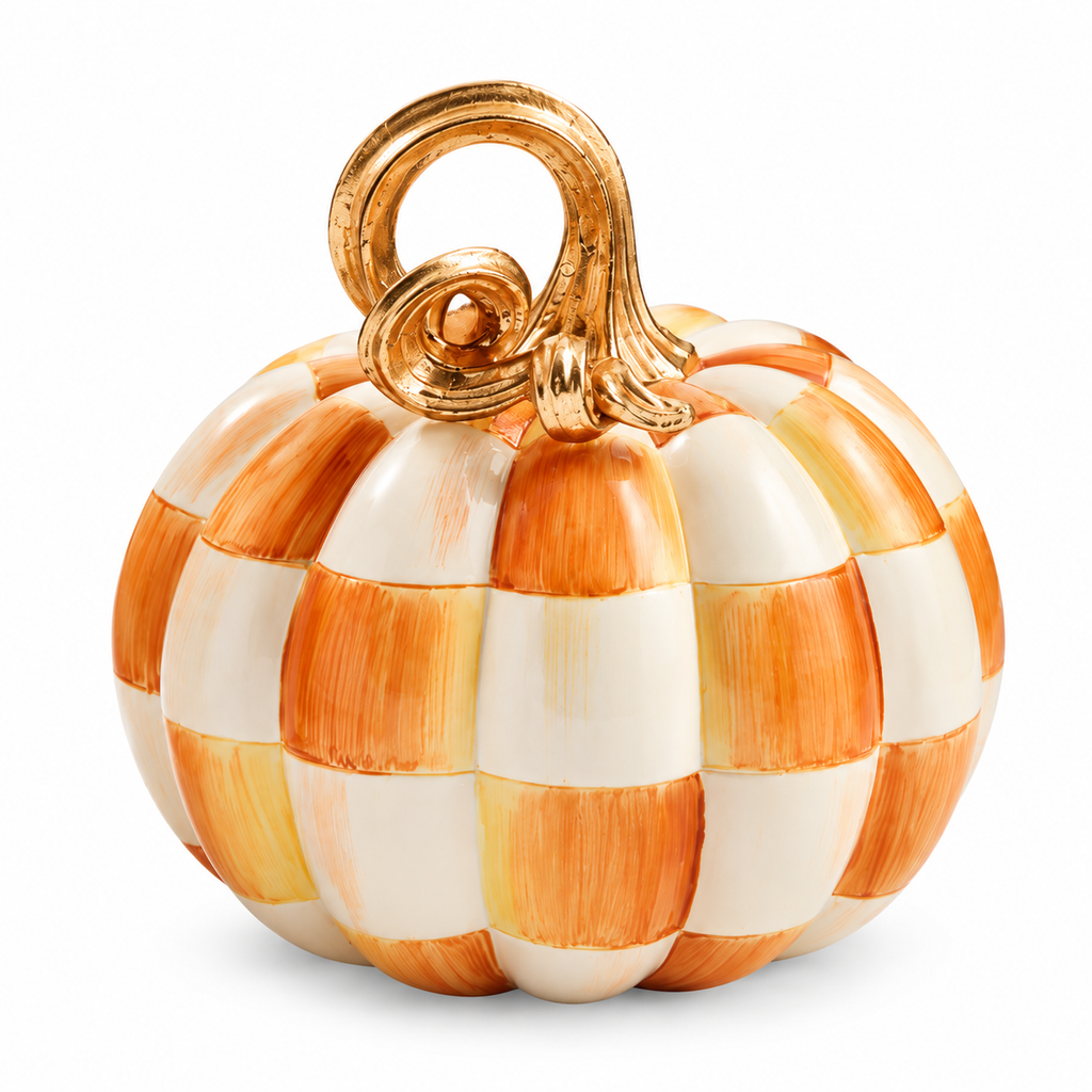 Amber Check Petite Pumpkin