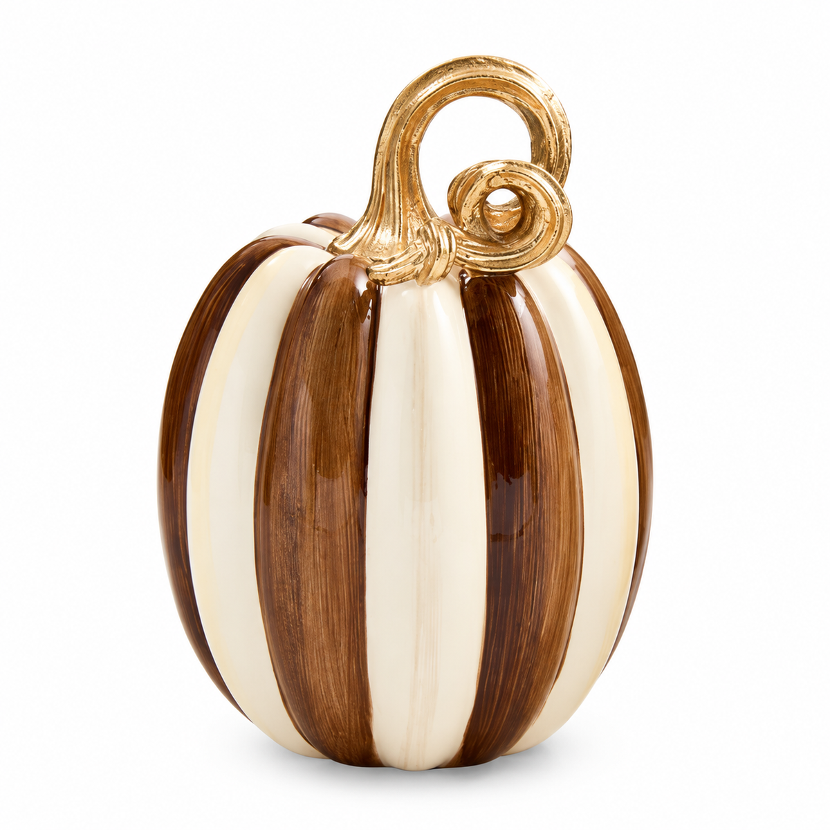Chocolate Stripe Petite Pumpkin