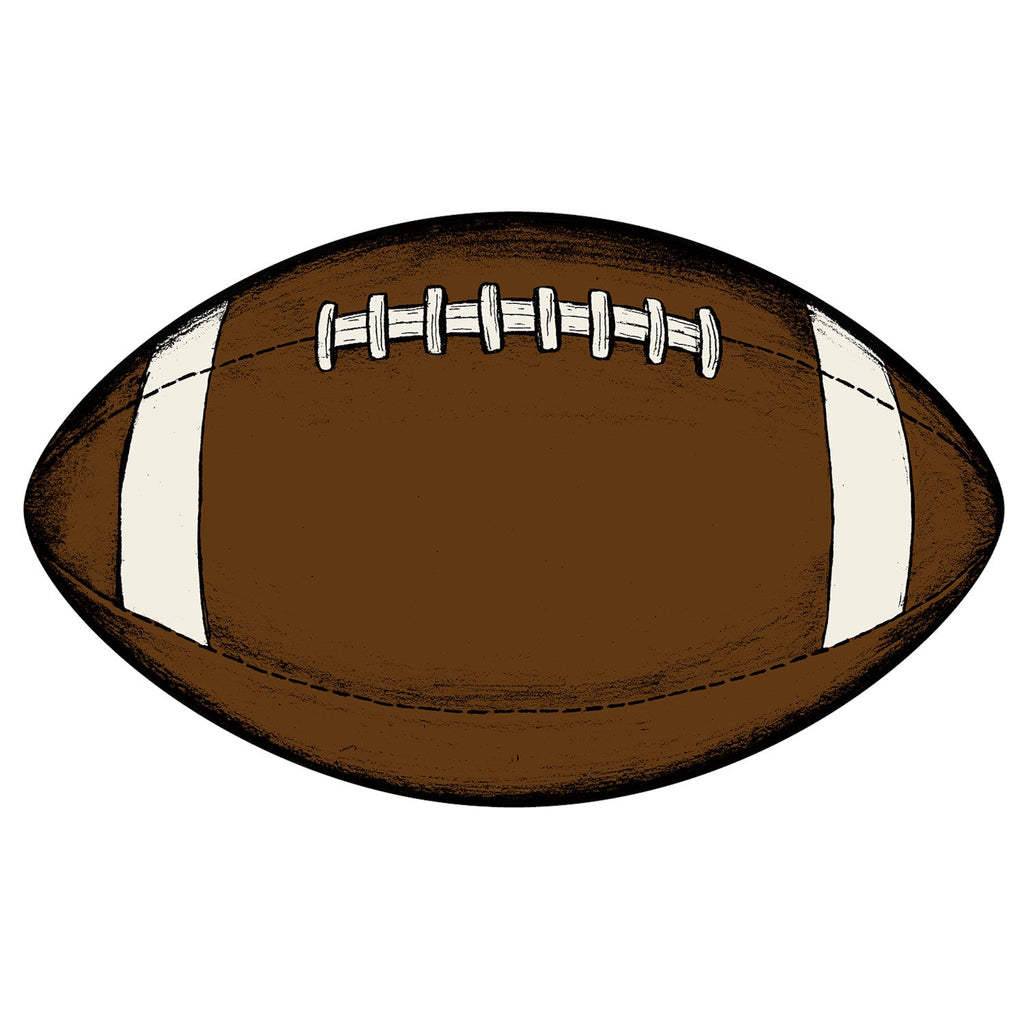 Die-cut Football Placemat - 12 Sheets