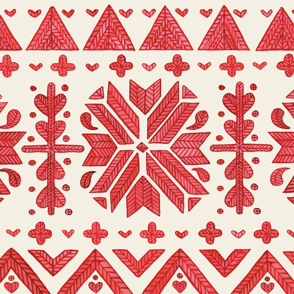 Cocktail Napkin Fair Isle