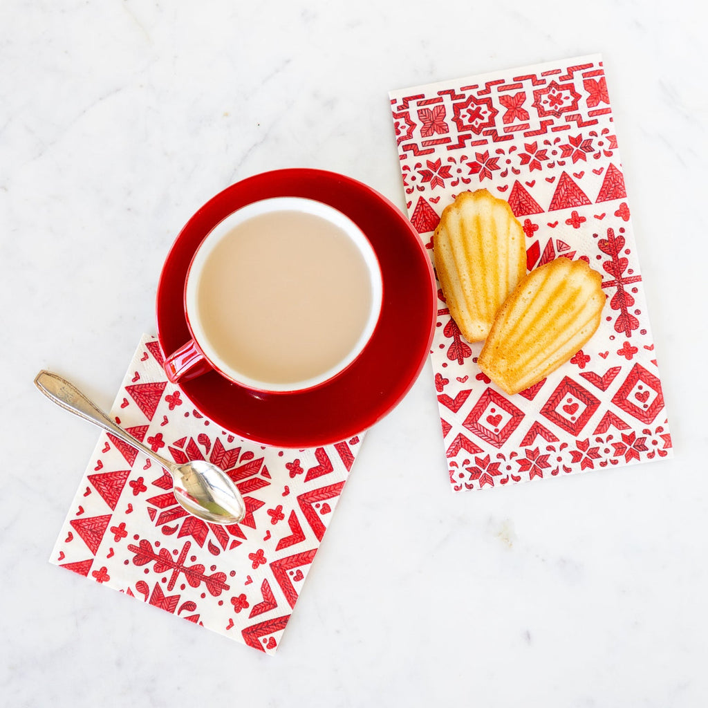 Cocktail Napkin Fair Isle