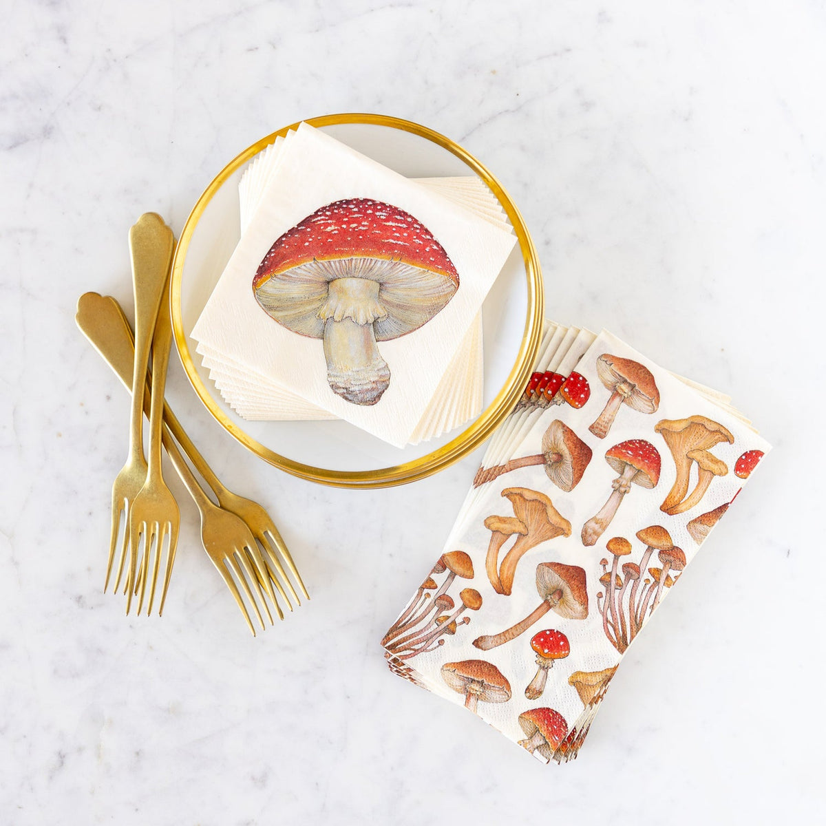Mushroom Guest Napkin
