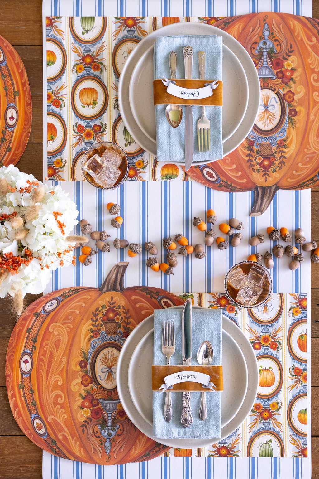 Antique Pumpkin Placemat  - 12 Sheets