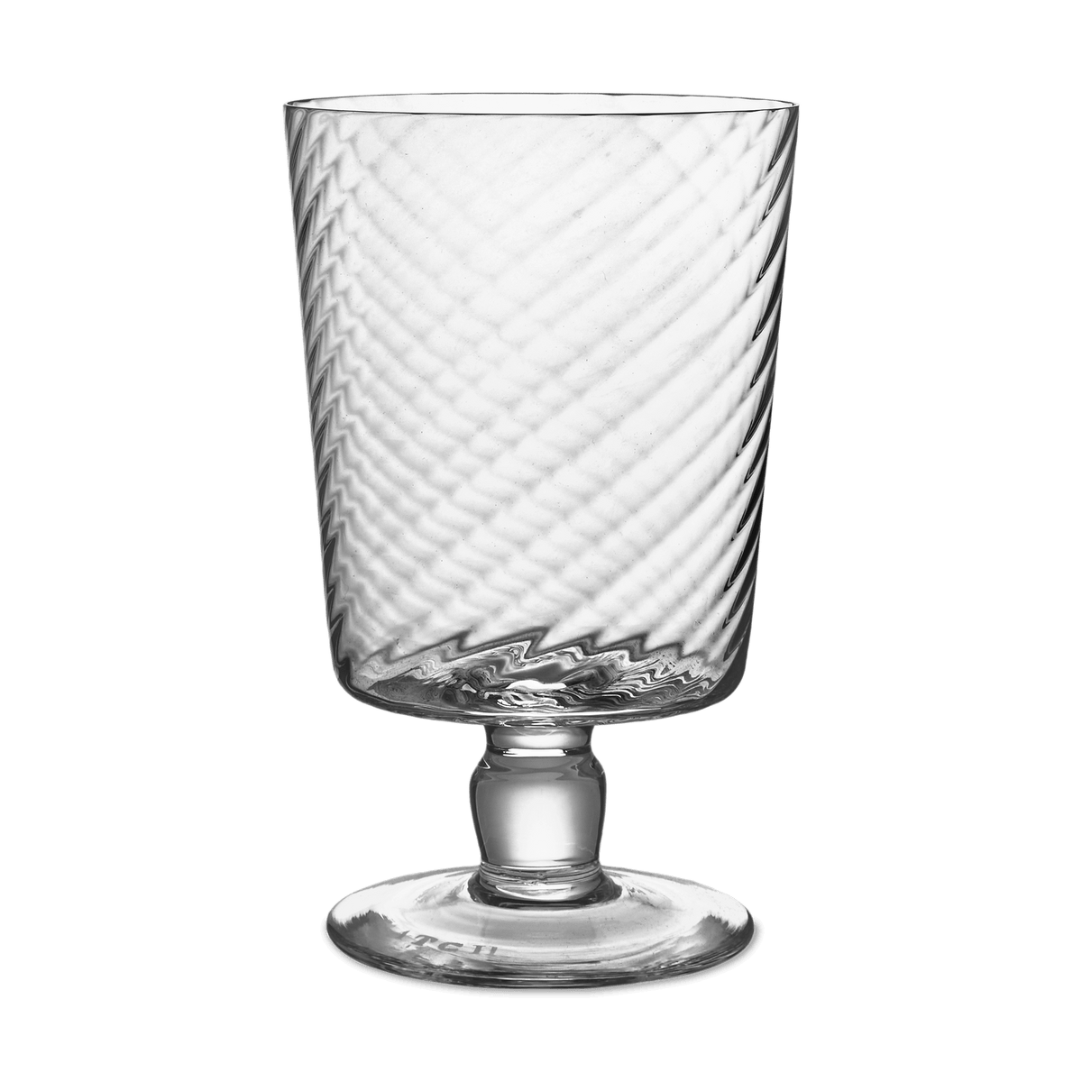 Lando Goblet Clear Twist