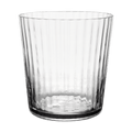 Lando Double Old Fashioned Glass Pleat Clear