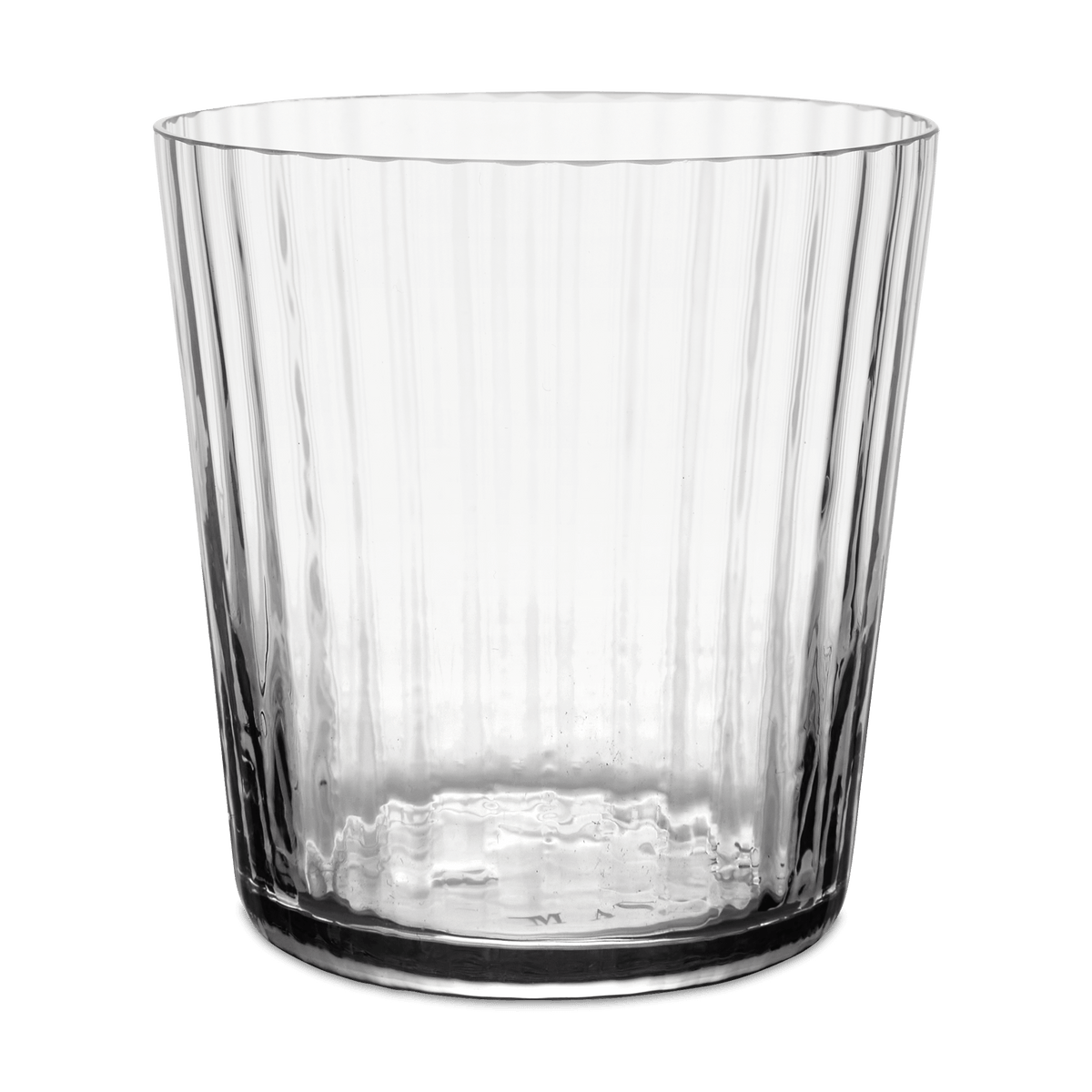 Lando Double Old Fashioned Glass Pleat Clear