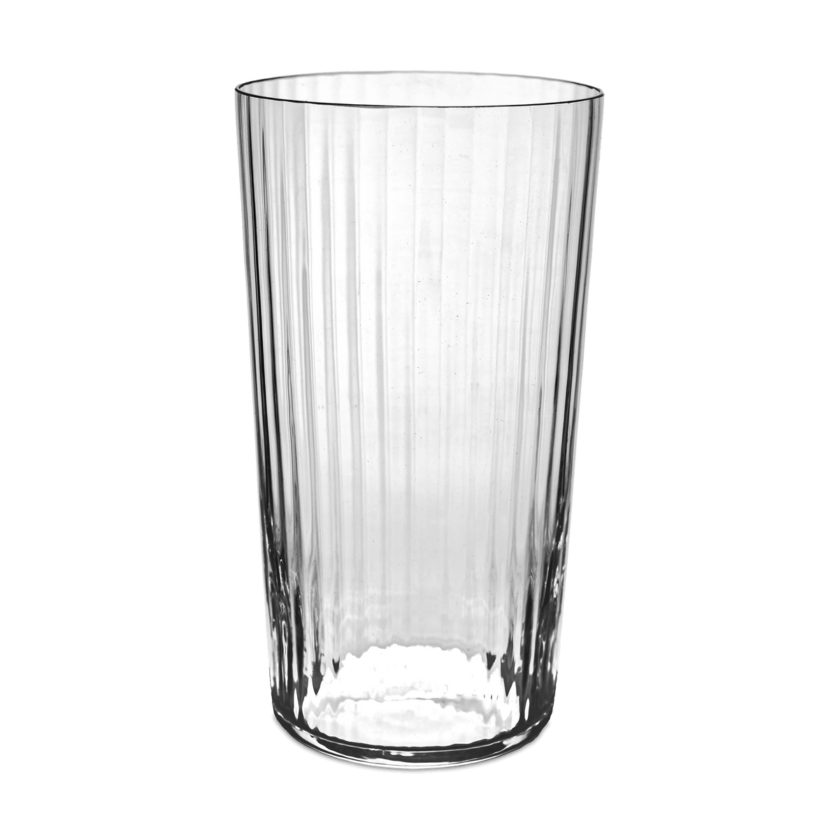 Lando Highball Glass Clear Pleat