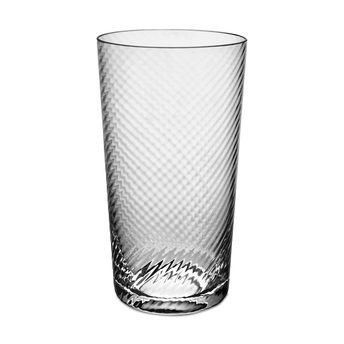 Lando Highball Glass Clear Twist