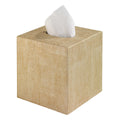 Luster Tissue Box in Gold