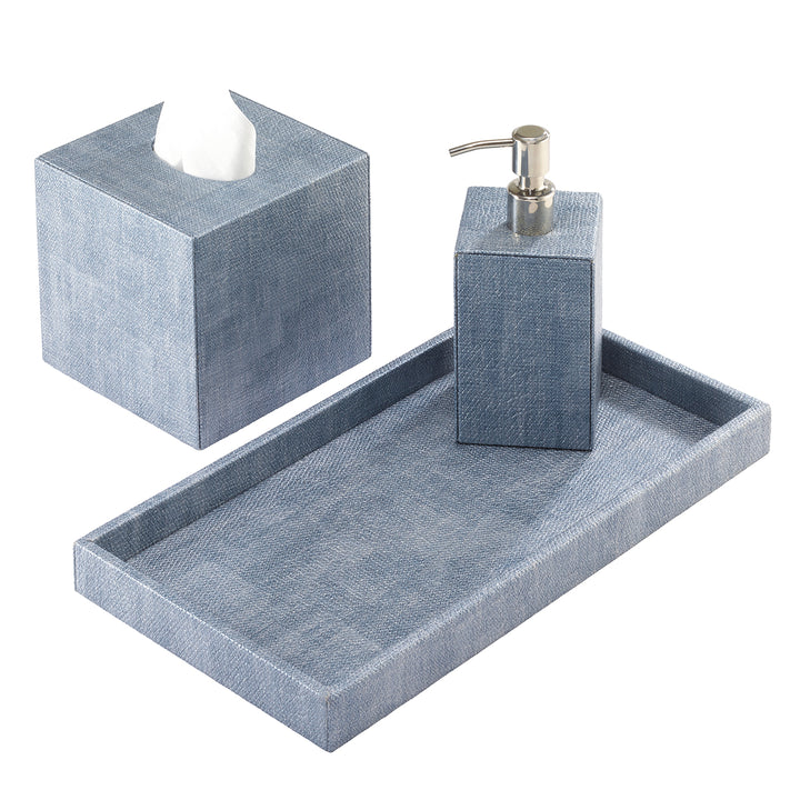 Luster Soap Dispenser in Ice Blue