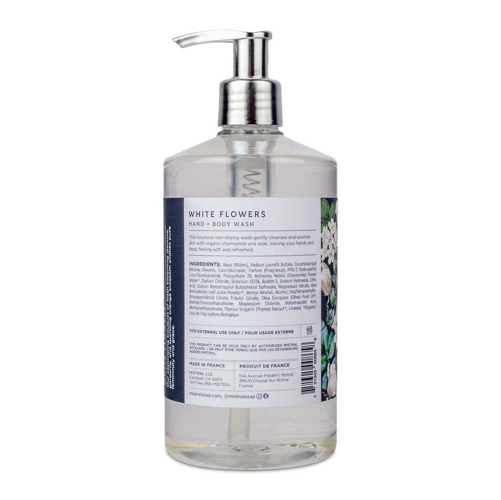 White Flowers Hand + Body Wash