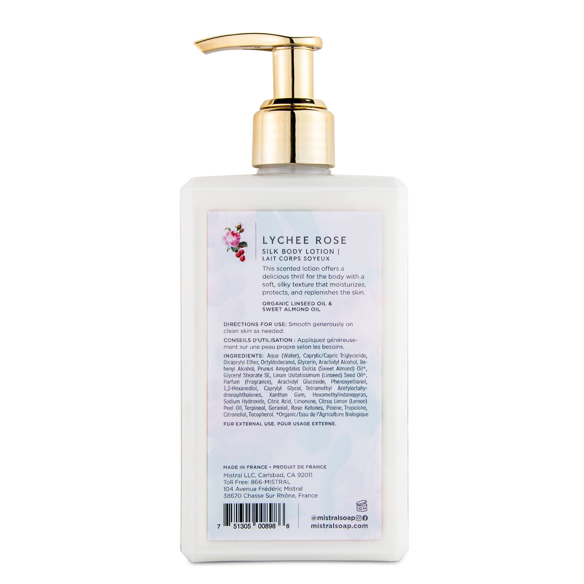 Luxe Silk Body Lotion 8.7 oz Lychee Rose