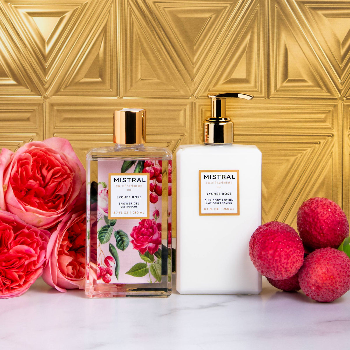 Luxe Silk Body Lotion 8.7 oz Lychee Rose