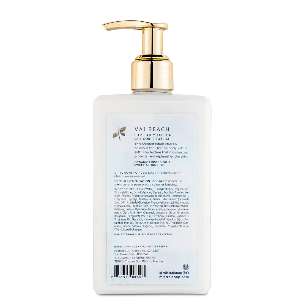 Luxe Silk Body Lotion 8.7 oz Vai Beach